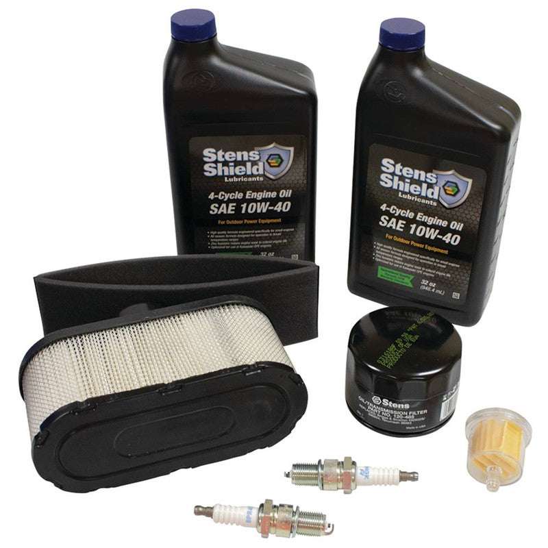 Kawasaki engine maintenance kit with 10W-40 oil replacing part 99969-6425 for Kawasaki mower engines