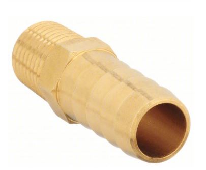 Brass Hose Barb 3/4 Inch MPT x 5/8 Inch Hose Barb