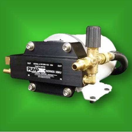 Pumptec 80729 Waterhorse Power Washer Series 356U 360 M60 12V 700 psi Eco-Version Pump
