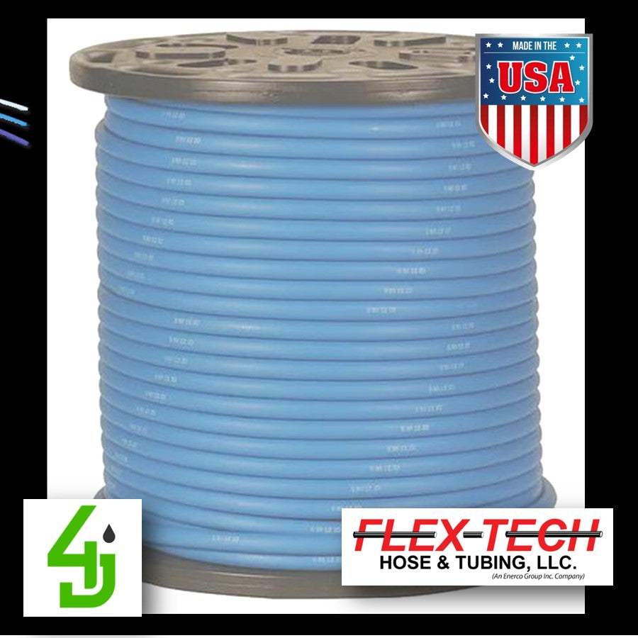 Blue multi purpose air and water hose 300 PSI 3/8 inch 500 foot bulk roll