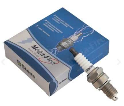 Mega-Fire Spark Plug SE-BPR5ES by Stens 130-016 detailed view with specifications and compatible OEM part numbers.