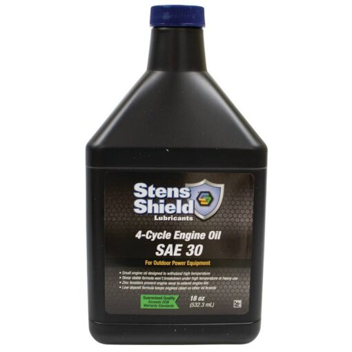 Stens Shield 4-Cycle Engine Oil SAE 30 12/18 oz bottles