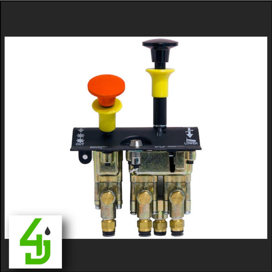 K80 Dual Lever Non-Feathering Non-Disengage Non-Return PTO/Pump Air Control Valve image 0