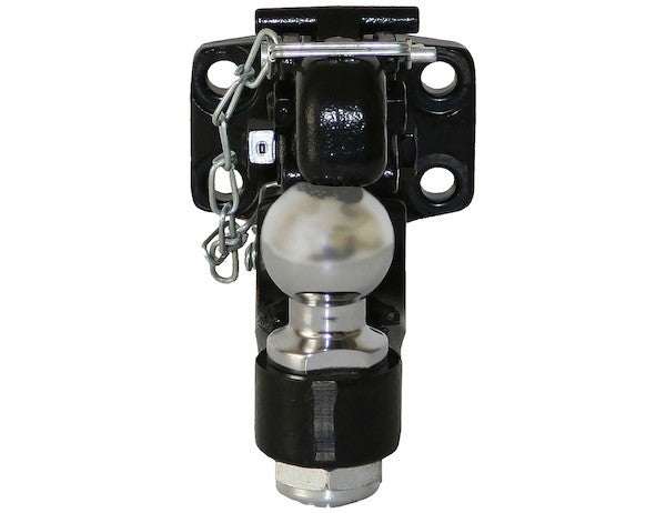8 TON Combination Hitch 2-5/16 inch ball forged steel towing hitch black powder-coated finish