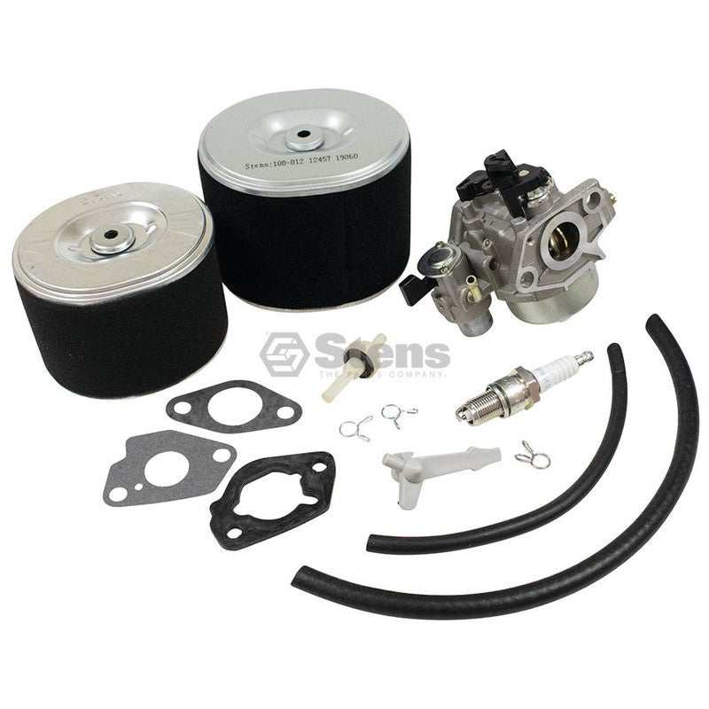 Honda GX240 8 HP carburetor service kit with fuel line for standard and cyclone engines