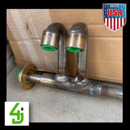 Dual Line Manifold Tube for Hannay E2038-17-18 LT - Left Hand Mount