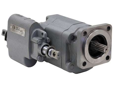 Direct mount hydraulic pump with clockwise rotation and 2.5 inch gear for truck hydraulic systems