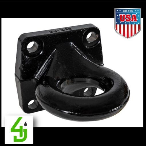3 Inch I.D. Heavy-Duty Forged 4-Bolt Mount Drawbar - Zinc Plated - p/n: BDB13850Z