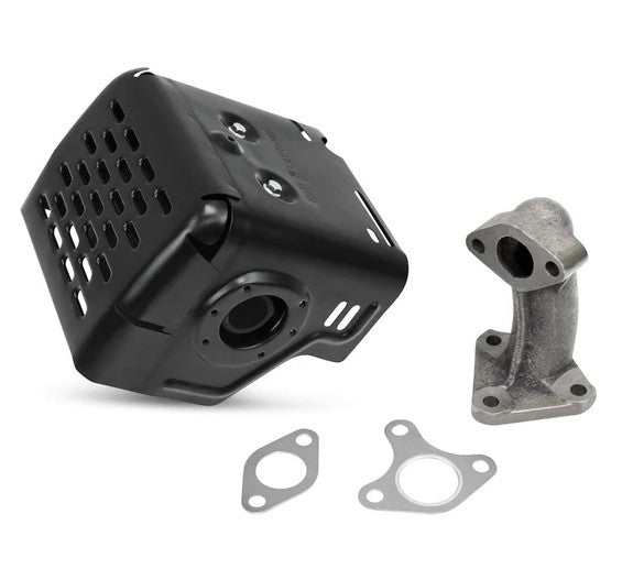 Honda Muffler Assembly for GX240-GX270 with Heat Shield and Exhaust Manifold Pipe replacement