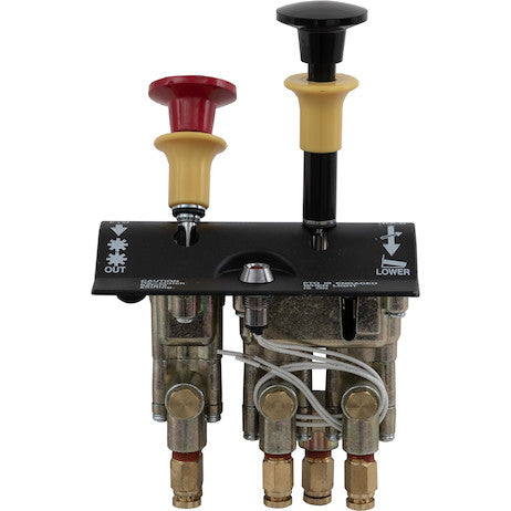 K80D Dual Lever Non-Feathering Non-Disengage Spring Return PTO/Pump Air Control Valve