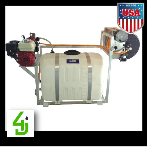 Kings Sprayers 100 Gallon SpaceMaker Skid Sprayer with Electric Hose Reel KS100P7038ESM