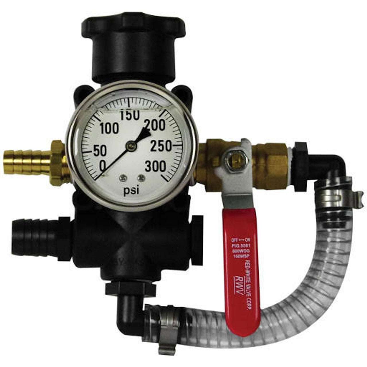 Pumptec Regulator Assembly 80932 with By-Pass 180 PSI for pressure regulation and flow control