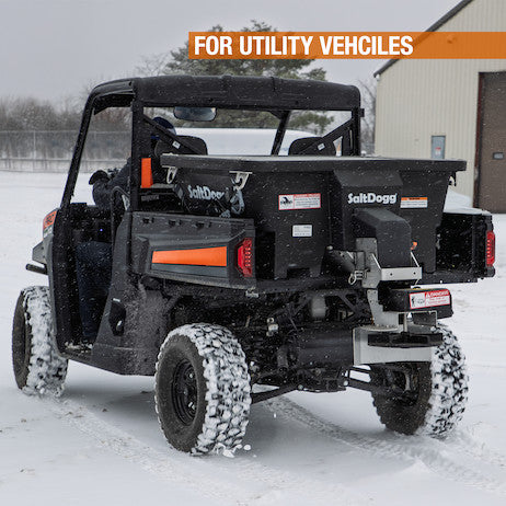 SaltDogg® 0.40 Cubic Yard Electric Black Poly Hopper Spreader SHPE0400