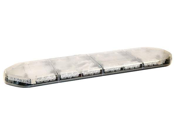 49 Inch LED Modular Light Bar with amber and clear LEDs for work and safety vehicles