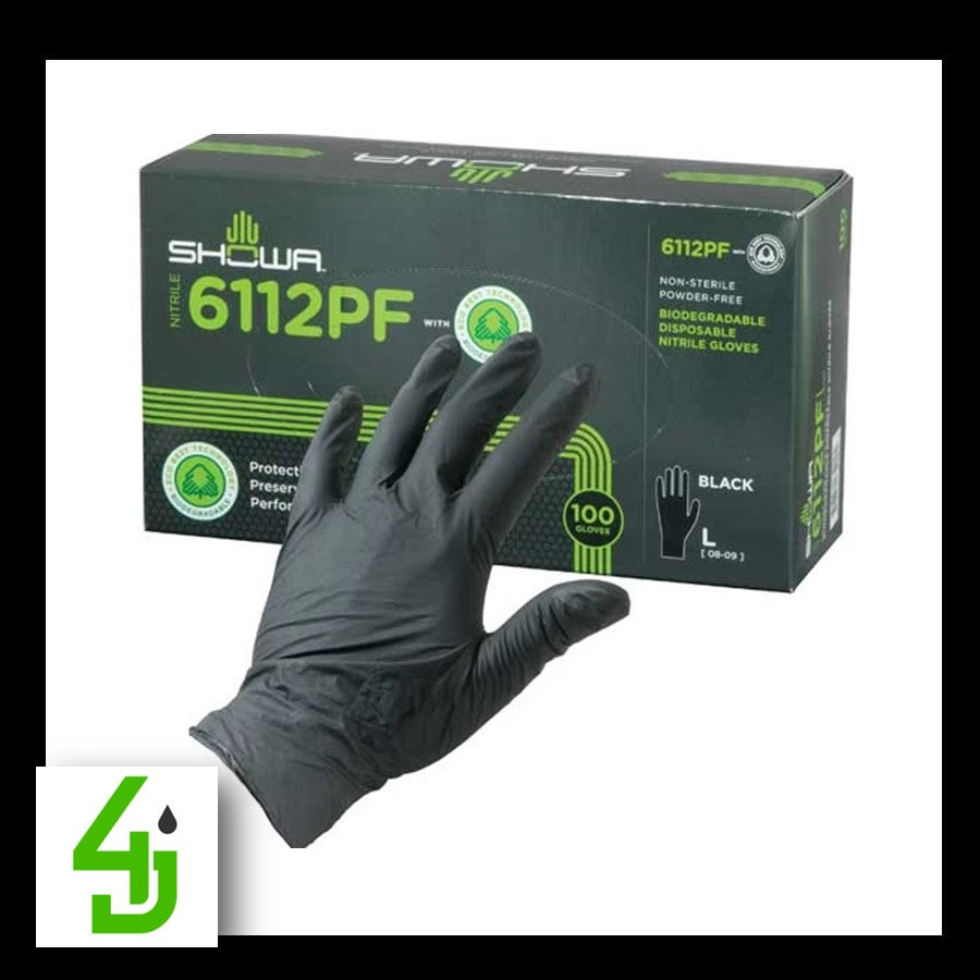 Biodegradable Single-use Glove 6112PFL -Large 100 count box image 0