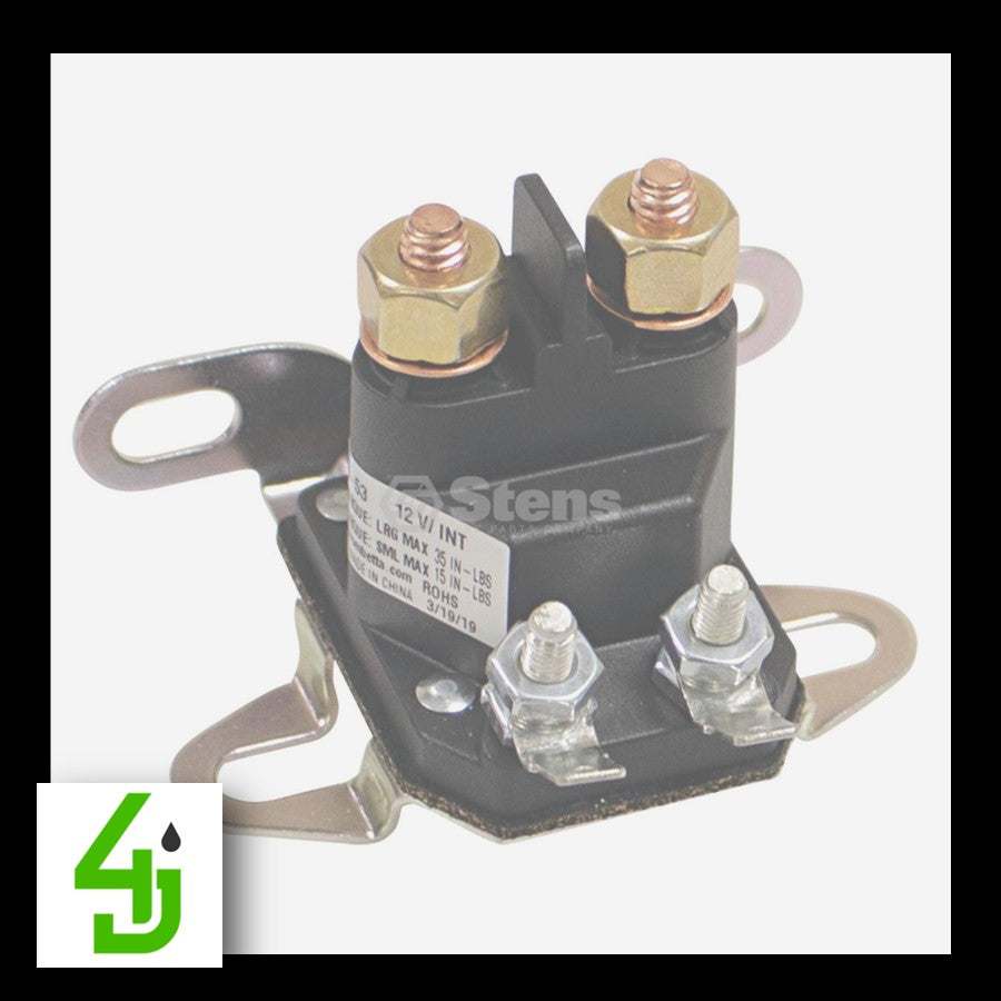 Universal double terminal solenoid 435-435 with multiple OEM replacements and unique terminal post design
