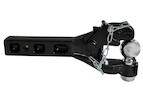 6 Ton Combination Hitch RM650M with 50mm chrome ball and black powder coat finish for 2-inch receiver towing up to 12,000 lbs