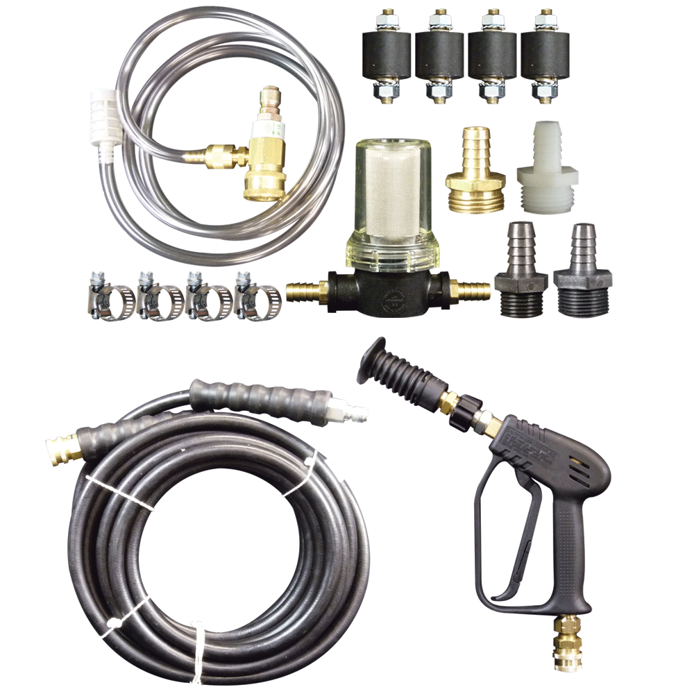Pumptec 356U Waterhorse Power Washer 12V black pressure washer pump with stainless steel valves and anodized aluminum body