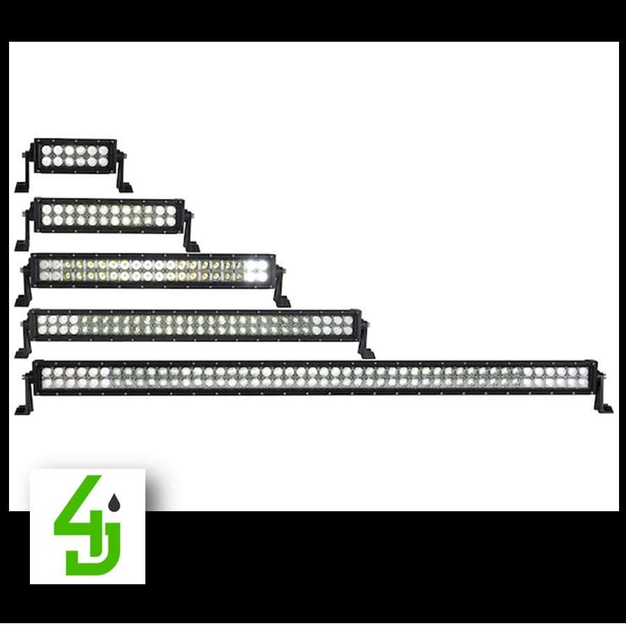 Ultra Bright Straight Double Row LED 50 Inch Combination Spot-Flood Light Bar with IP67 rating and aluminum housing