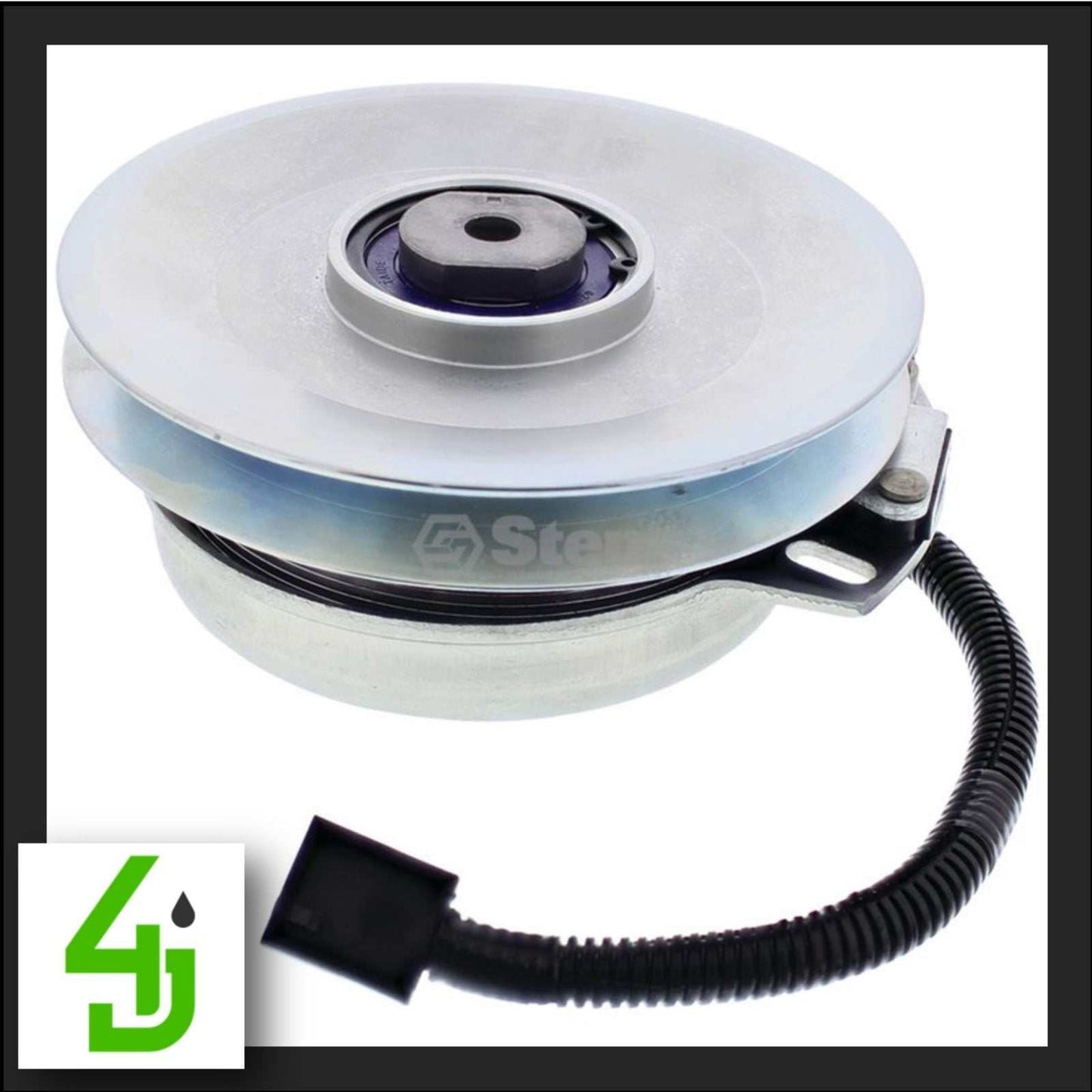Exmark 116-5059 Xtreme PTO Clutch Stens Replacement with pulley and wiring details