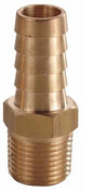 Brass Hose Barb 1 Inch MPT x 1 Inch Hose Barb
