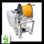 100 Gallon Electric Skid w/ 7 GPM 12V Pump & Manual Hose Reel 100P3FB27