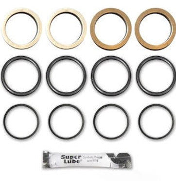 PTFE/CARBON SEAL KIT, X-SERIES, (REBUILDS 4 HEADS)
