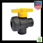Single Union Ball Valve 1-1/4 Inch Female NPT 3-way SU125BL