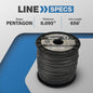 Stens 380-932 Silver Streak Razor Trimmer Line 3 LB Spool .095