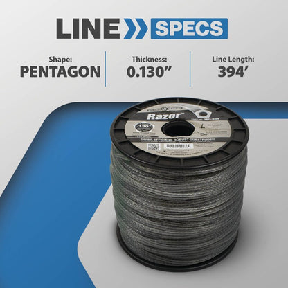 Stens 380-934 Silver Streak Razor Trimmer Line 3 LB Spool .130