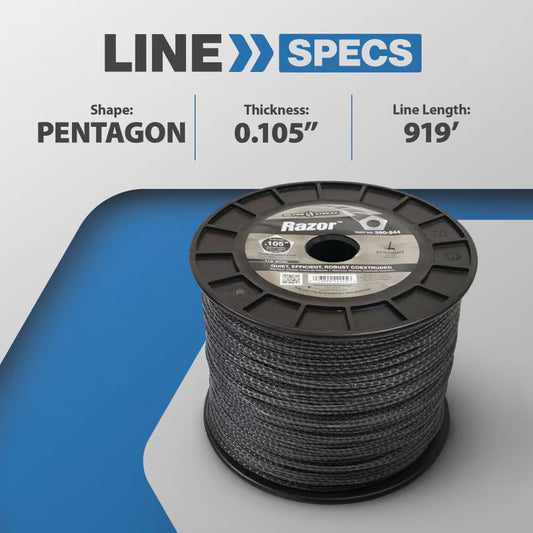 Stens 380-944 Silver Streak Razor Trimmer Line 5 LB Spool .105