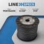 Stens 380-944 Silver Streak Razor Trimmer Line 5 LB Spool .105