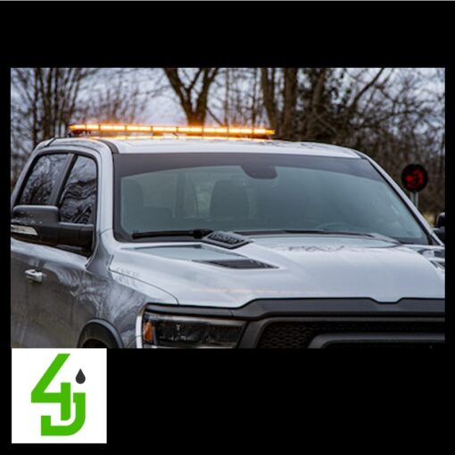 48 Inch Amber LED Light Bar With Wireless Controller 8893048