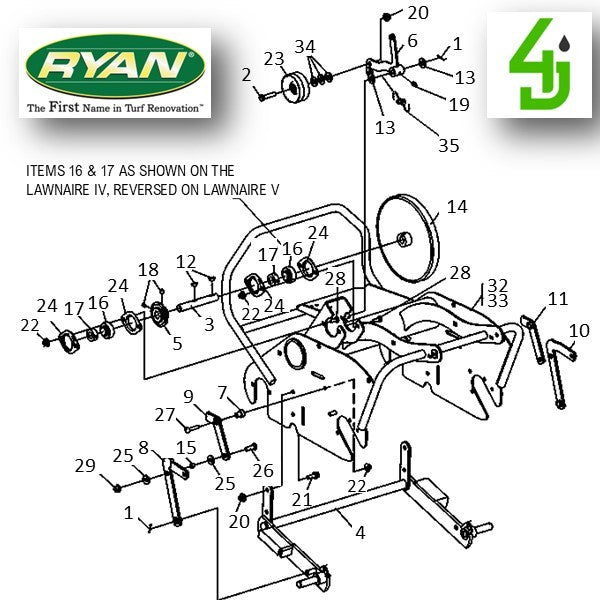 Ryan 4137227 Torsion Sping #35 image 1