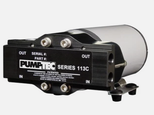 Pumptec 113C-065/M8235, 120V, BUNA, M-VALVE, 4-1/4" PORTS, BLACK, CP part 81666