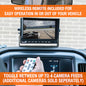 Quad Screen Rear Observation System with Night Vision Camera 8883040