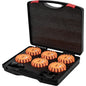 4 Inch Round Rechargeable Strobe/Flare Kit With 6 Flares And Charging Case 8891018