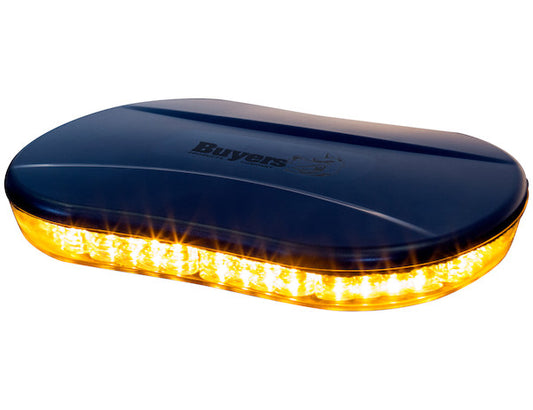 10 Inch Oval Low Profile LED Mini Light Bar Amber Only 8891080
