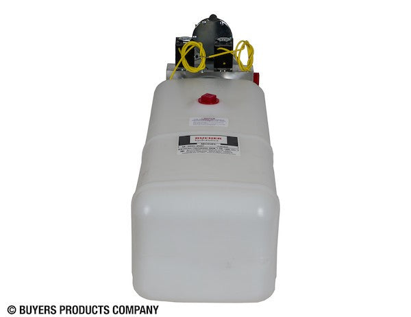PU642LR 4-Way DC Power Unit-Electric Controls Horizontal 1.5 Gallon Poly Reservoir image 2