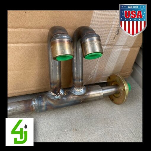 Dual Line Manifold Tube for Hannay E2038-17-18 LT - Right Hand Mount