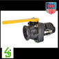 2″ FP Flange x 2″ Female Coupler; Full Port; 2” Opening thru Ball p/n: MVSD220FP image 0