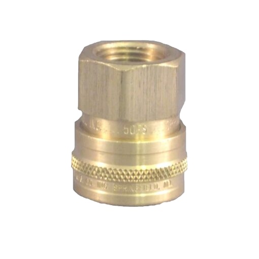 Brass Quick Connect Socket Female Pipe Thread  3/8 Inch QCBSTC66F