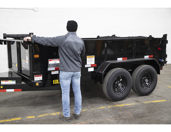 Aluminum Tarp System with Solid Tarp - 7 FT X 21 FT - DTR7021S