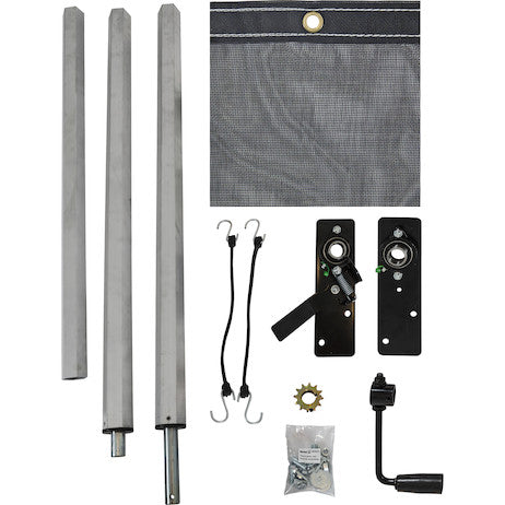 Roll Tarp Kit For 8 Foot Poly DumperDogg Inserts DTR4510