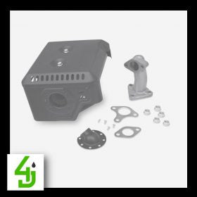 Honda GX390 Muffler Kit including Manifold and Muffler