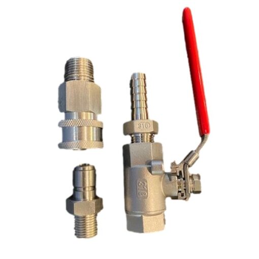 Stainless Steel Quick Connect Ball Valve Assembly for JD-9