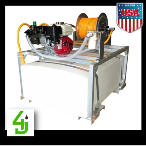 Kings Sprayers 100 Gallon UTV Skid Sprayer with 10 gpm Diaphragm Pump & Manual Hose Reel