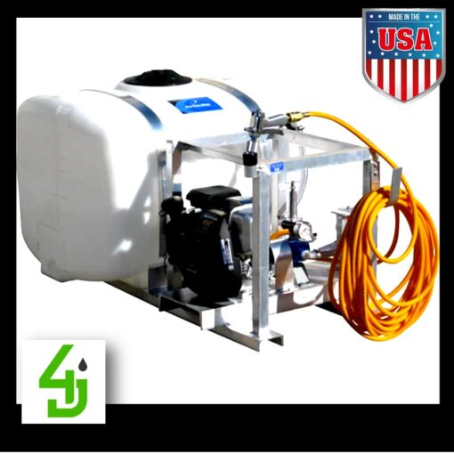 Kings Sprayers 100 Gallon Skid Sprayer with 7 gpm Roller Pump KS100P5
