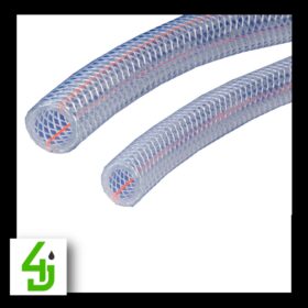 Kuriyama CLEARBRAID® K3150 Series Reinforced PVC Beverage Hose 1/2 ID x 300 Foot