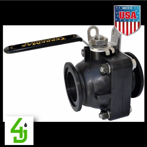 Ball Valve SS Short Series 2″ Male Adapter x 2″ FP Flange Full Port p/n MVSF220HSFP